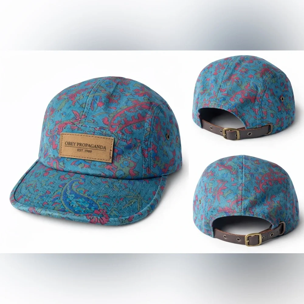 Obey Paisley 5-panel hat - NWOT - Picture 2 of 3